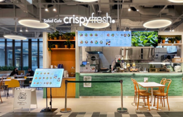 [포토] 샐러드 카페 ‘크리스피 프레시’ 판교 현대 매장