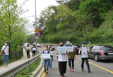 서울환경연합, 인왕산로 행진...보행자 중심 도로 정책 촉구
